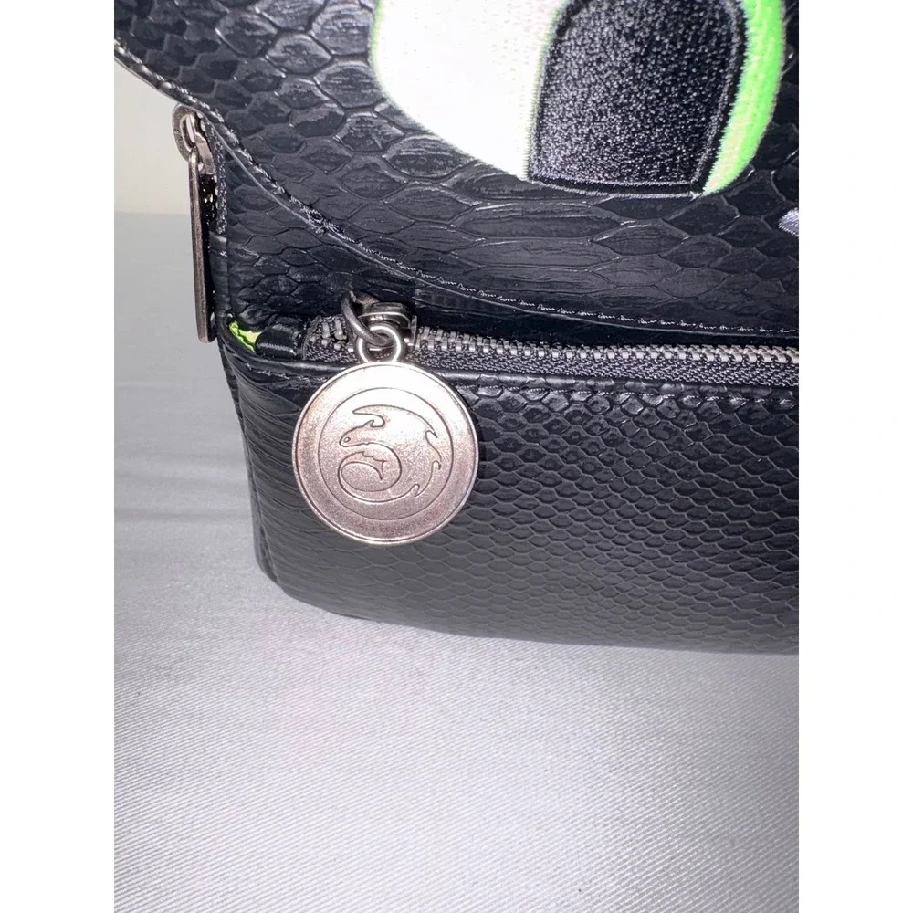 Loungefly Universal Studios Toothless Dragon Mini Backpack Black and ears new